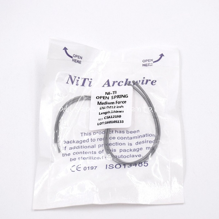 

2PCS/PACK OPEN COIL SPRING ORTHODONTIC FDA HIGH QUALITY BEHEL KAWAT