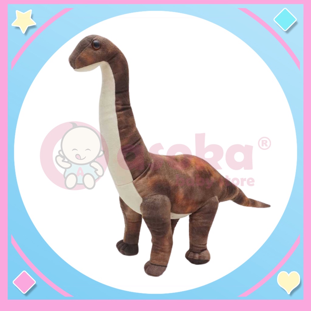 Boneka Boneka Dinosaurus Brontosaurus UK 13 &amp; 21 ASOKA