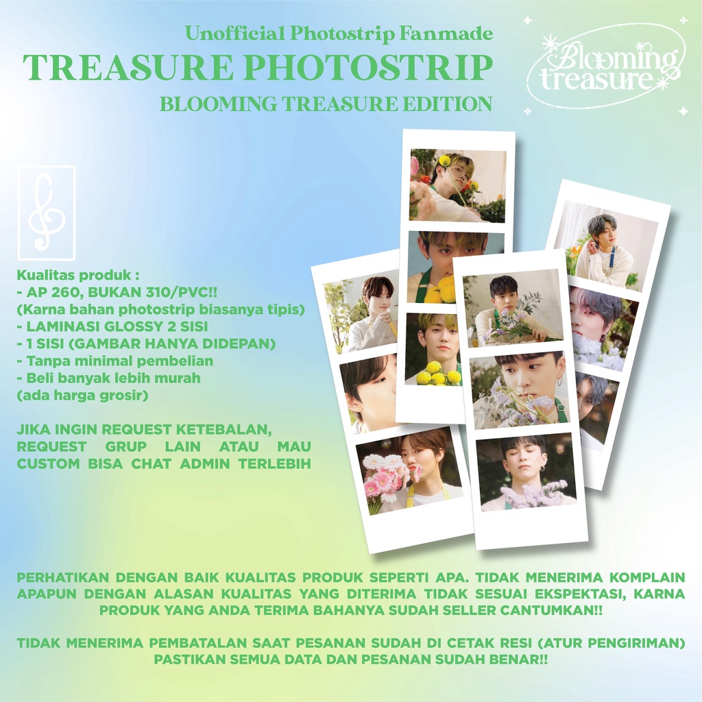 PHOTOSTRIP TREASURE BLOOMING TREASURE FANMADE DESIGN BY GEBIUSUGAR