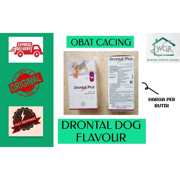 Drontal dog / drontal plus Flavour / obat cacing anjing / obat cacing drontal