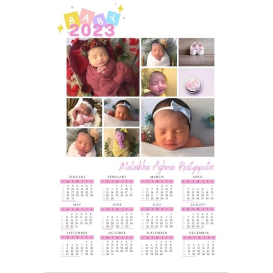 

Kalender Custom 1 Lembar 12 Bulan