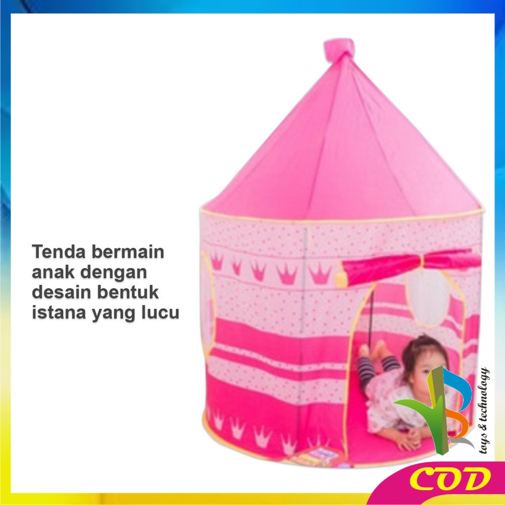 RB-M128 M129 Mainan Tenda Anak Model Rumah Tenda Castle Anak Mainan Rumah Rumahan Tenda Camping Anak