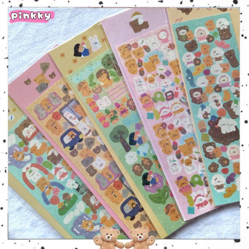 

[Pinkkyst.id] Sticker Diary cute Piknik stiker deco photocard journal