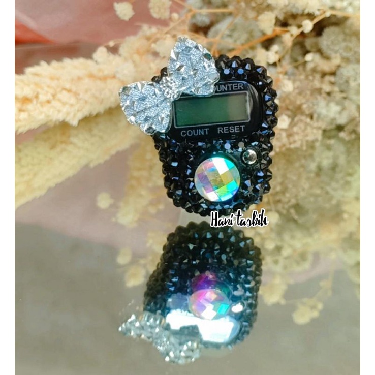 Tasbih digital swarovski non led pita besar tasbih digital hias tasbih cantik by hani tasbih