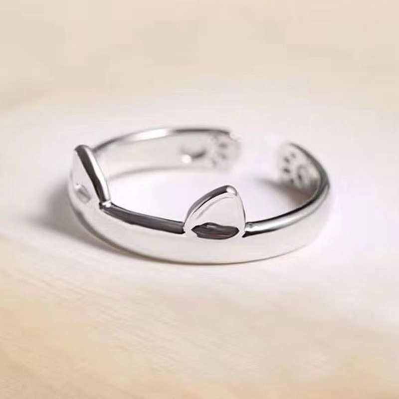 Trendy Cincin Hewan Vintage Pesona Anime Of Movies Adjustable Cincin Telinga Kucing Untuk Wanita Natal Halloween Pesta Hadiah Drop Ongkir