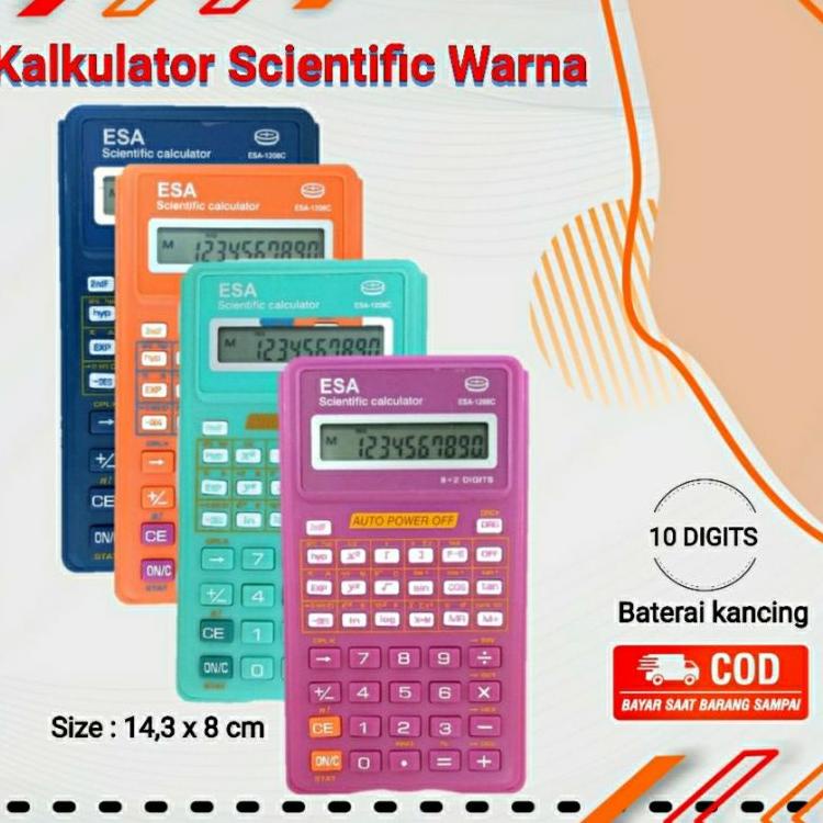 

✺✺ Kalkulator Scientific Warna Murah Tahan Lama Sin Cos Calculator