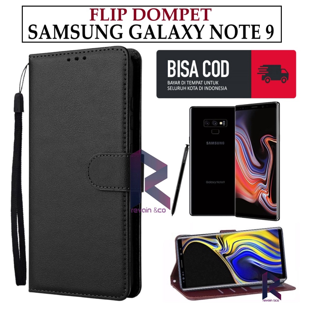 CASE SAMSUNG GALAXY NOTE 9 FLIP WALLET LEATHER KULIT PREMIUM SARUNG BUKA TUTUP KESING HP FLIP CASE SAMSUNG GALAXY NOTE 9