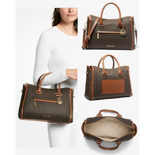 Michael Kors Carine medium sig brown