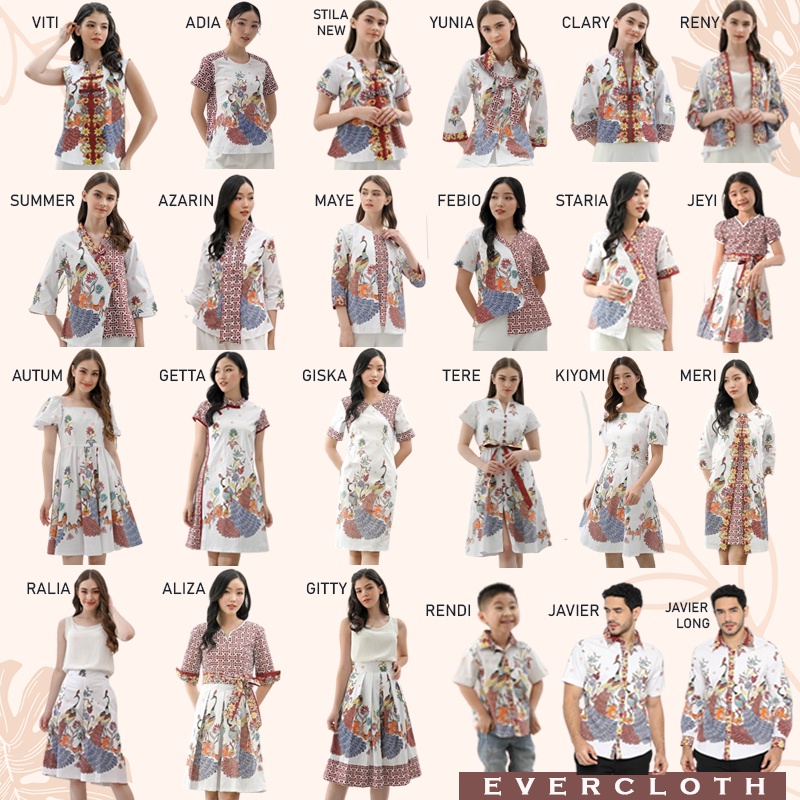 Evercloth Jeyi / Rendi Kids Dress Terusan Batik Anak Dress Batik Baju Anak Perempuan