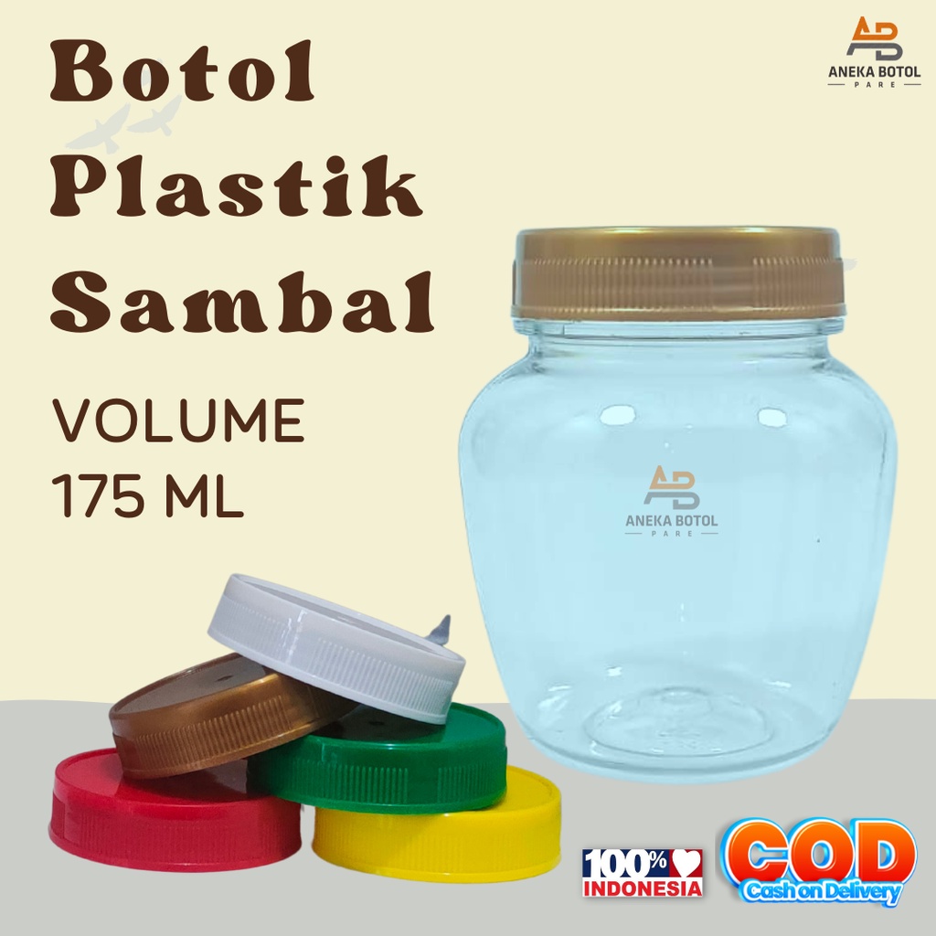 Toples Plastik 175ml Toples Sambal 175ml Toples Sambel 175ml Toples Madu 175ml Toples Selai 175ml To