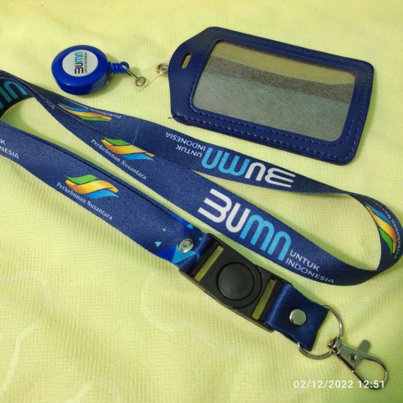 

TALI IDcard PERKEBUNAN nusantara BUMN / LANYARD ID CARD PERKEBUNAN nusantata BUMN PRINTING