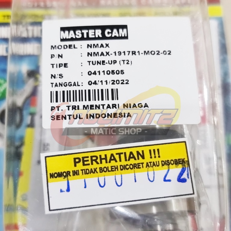 Noken As BRT Racing Master Cam T2 Honda Vario 125 150 ADV 150 PCX 150