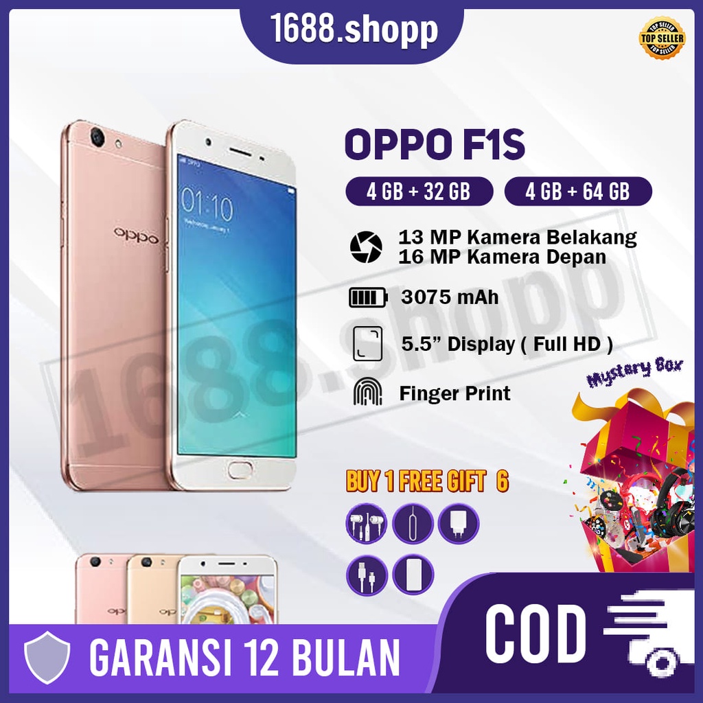 HP OPPO MURAH OPPO F1S 4/64 gb hp murah Garansi satu TAHUN