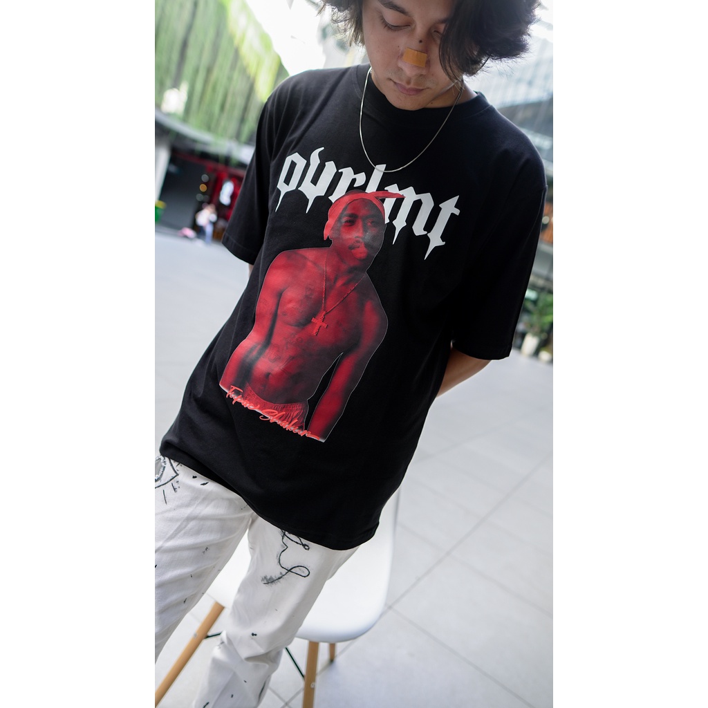 T-SHIRT | KAOS | OVERSIZE | TUPAC SHAKUR | OVERLIMIT