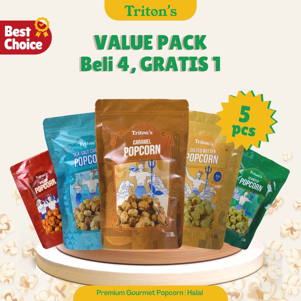 

Triton's Value Pack (Beli 4 GRATIS 1!!)