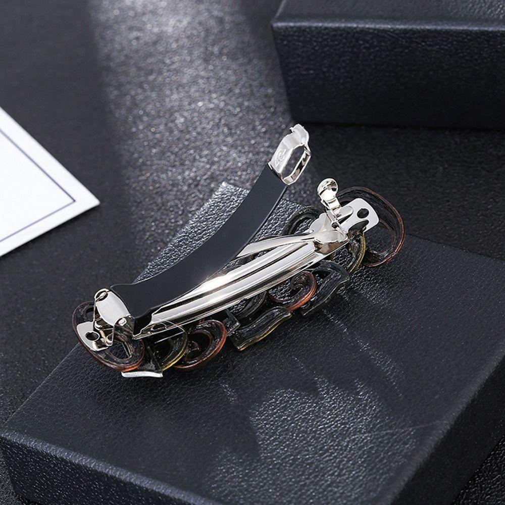 NEEDWAY Needway Klip Musim Semi Hewan Punk Klip Rambut Mode Angka Kupu-Kupu Untuk Gadis Hiasan Rambut Hiasan Kepala Rambut Jepit Alloy Ponytail Holder