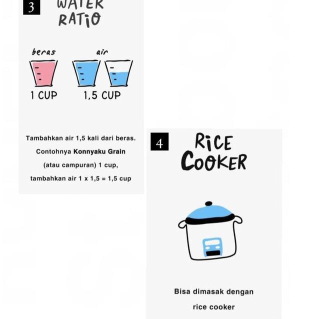 

⇕ Beras Shirataki / Konnyaku Rice 100 gr ゜