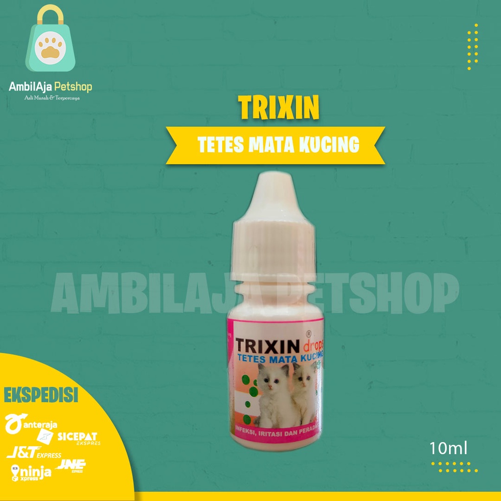 TRIXIN DROP - Tetes Mata Hidung Kucing Cat Kitten Anti Infeksi Iritasi Mata