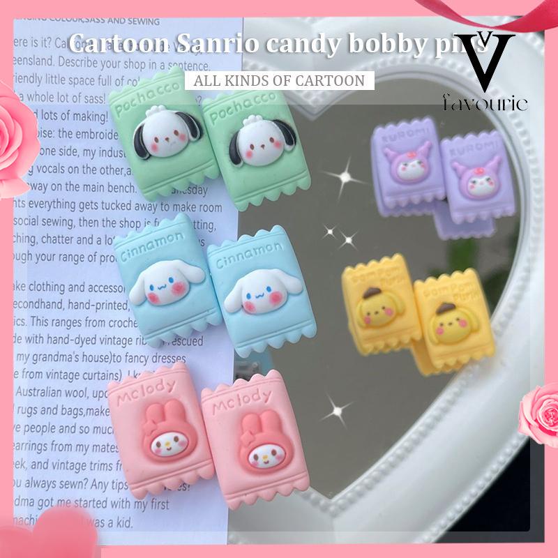 CODJepit Rambut Mini Kartun Sanri Korea Klip Poni Untuk Wanita-FA