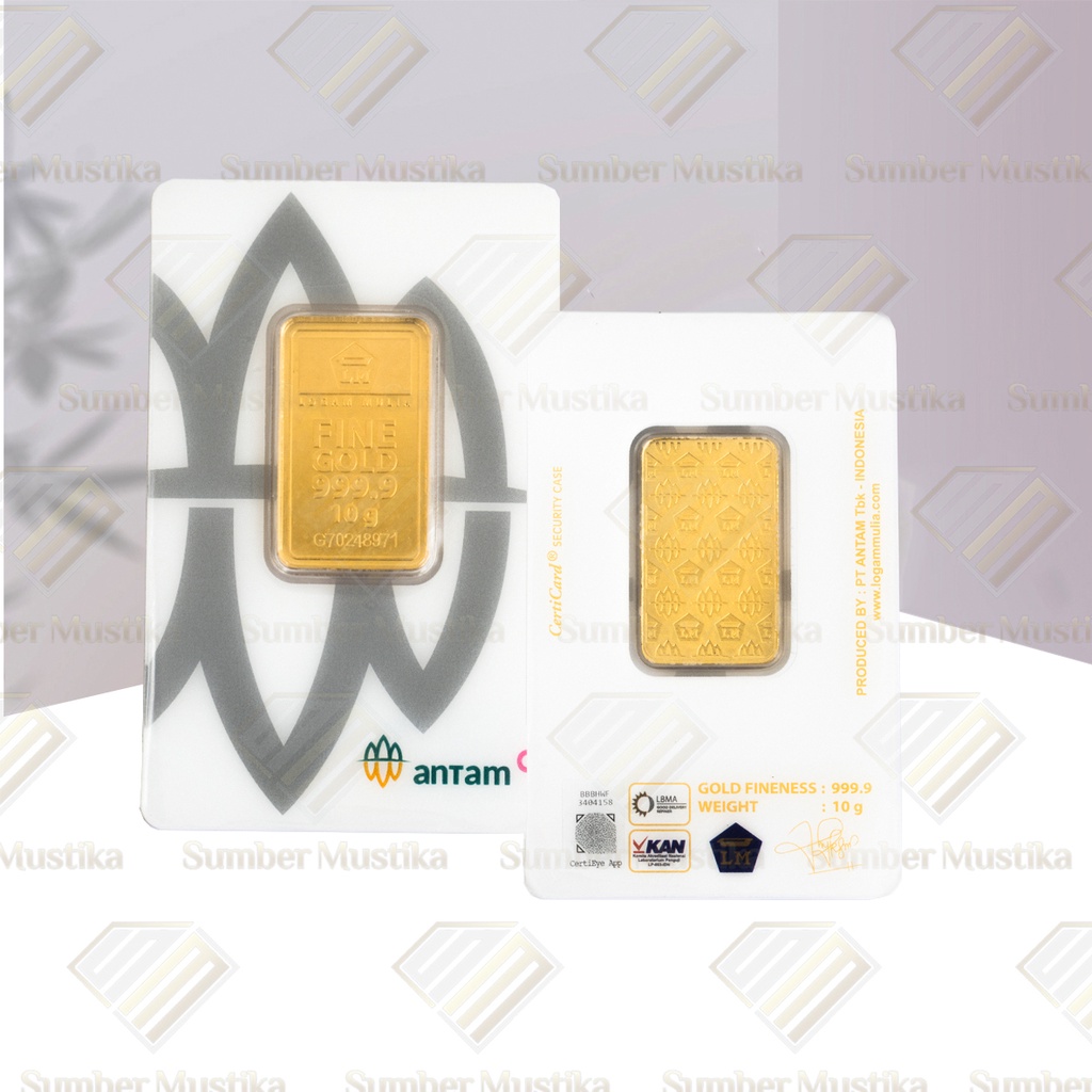 Logam Mulia Antam 999,9 bisa Speyleter