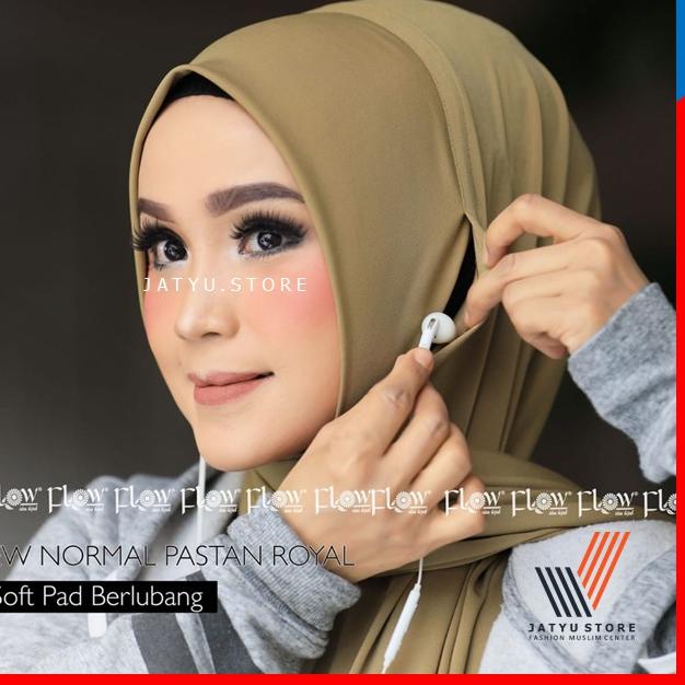 Star Seller.. Hijab PASTAN PASHMINA INSTAN ROYAL New Normal Variasi Lubang Telinga Jilbab Jibab Jilb