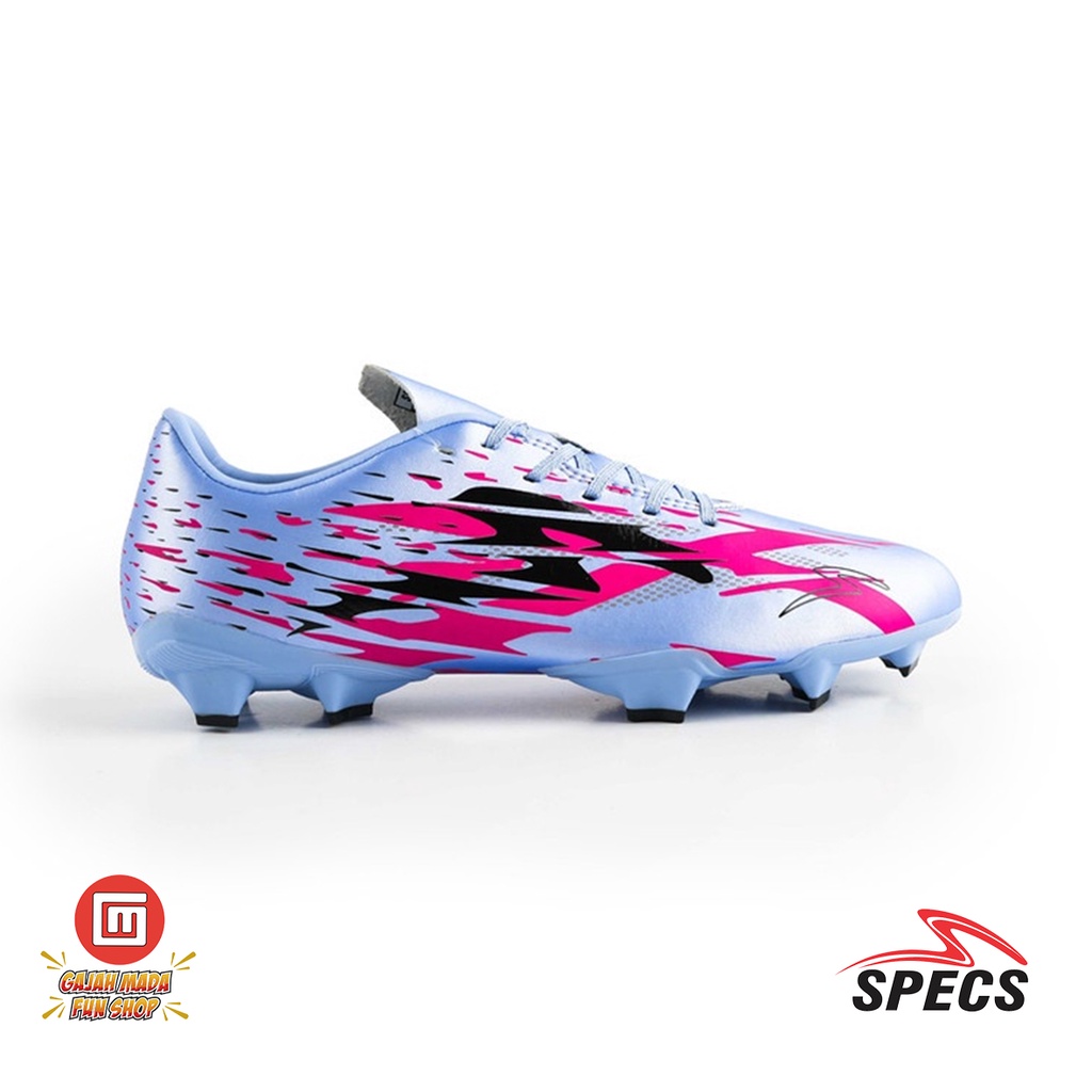 SEPATU SEPAK BOLA SPECS ACCELERATOR ALPHA XTD PRO FG-LILAC BLUE/PINK GLO/BLACK 102090