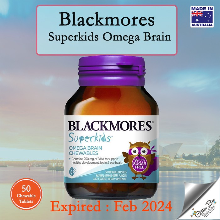 Blackmores Superkids Omega Brain 50 Chewables