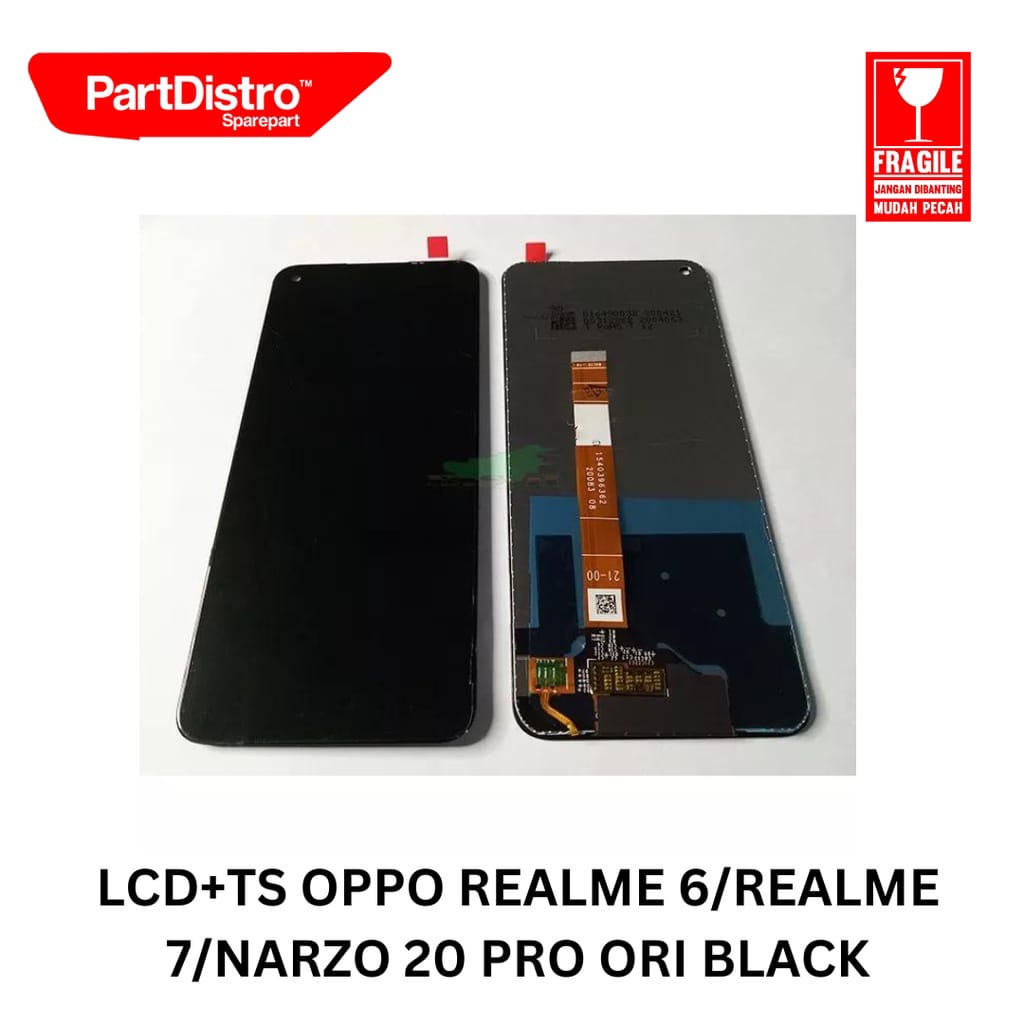 LCD+TS REALME 6/REALME 7/NARZO 20 PRO ORI BLACK
