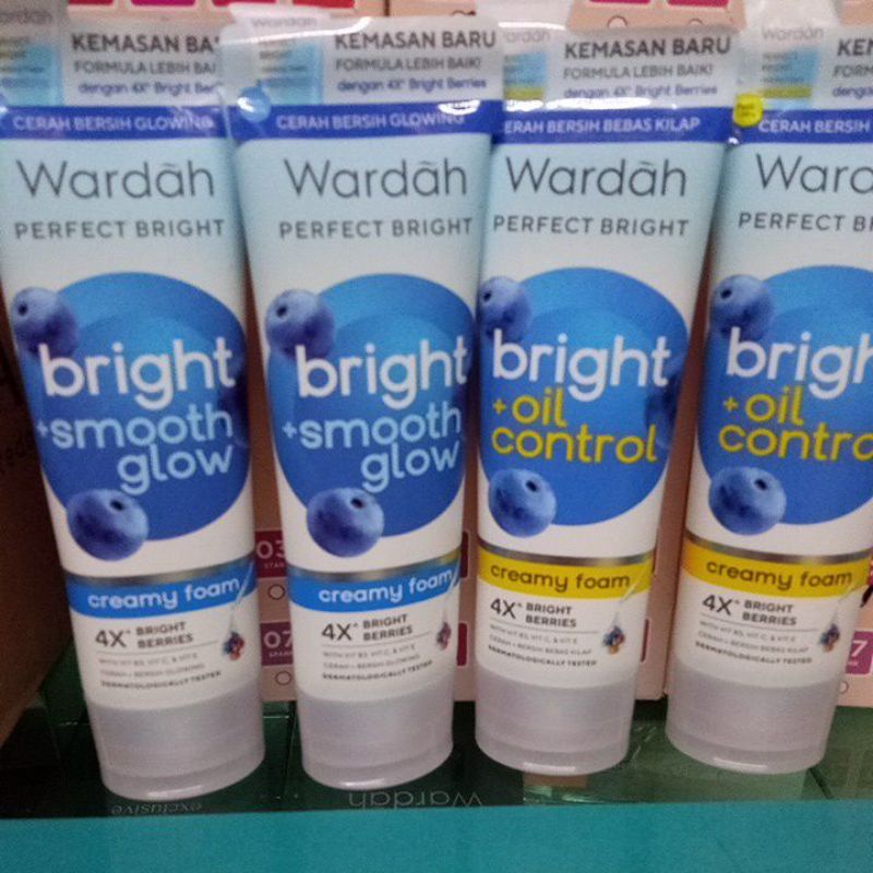Wardah Perfect Bright Creamy Foam Ready 100 ml &amp; 50 ml