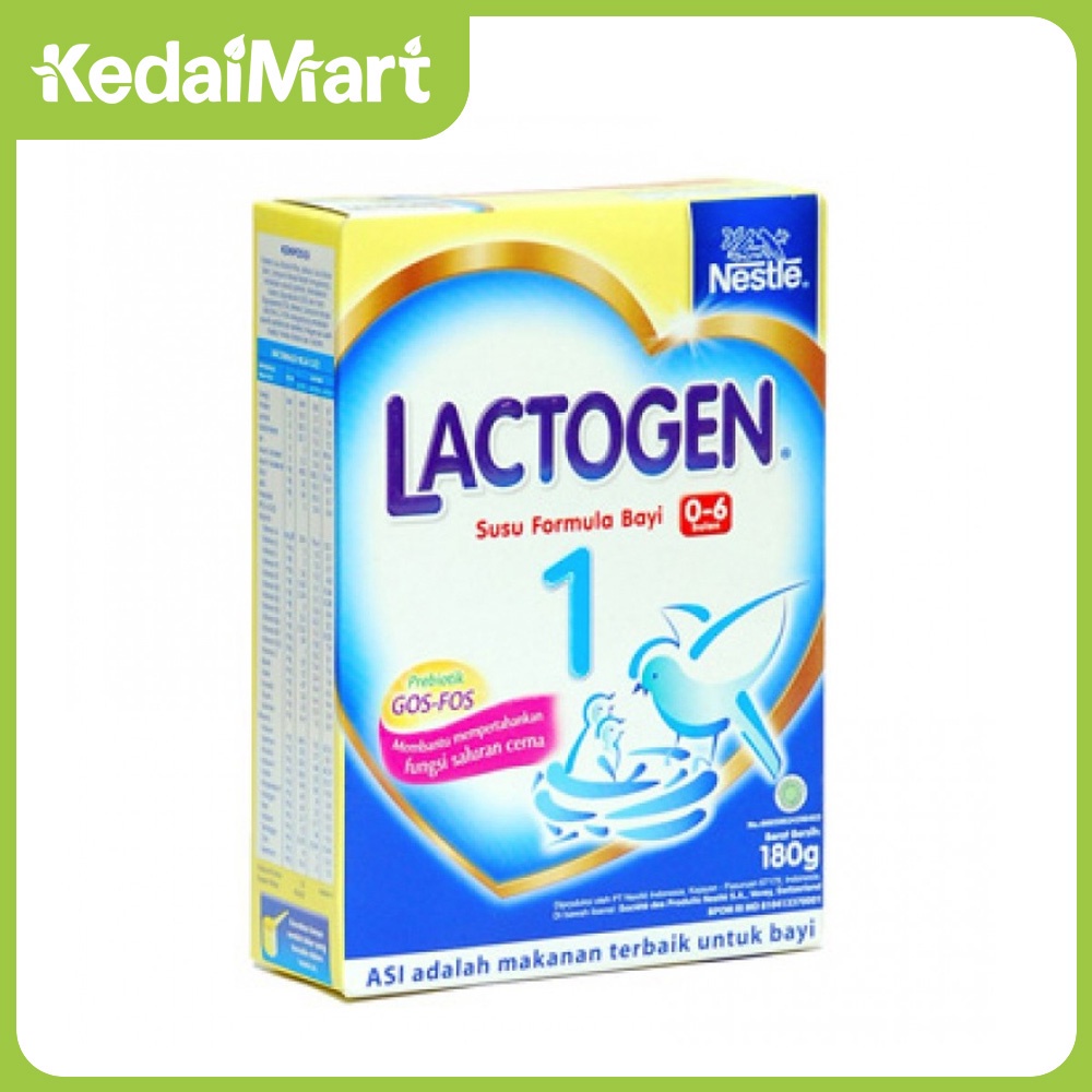 Lactogen 1 Susu Bayi Formula DHA Box 180 Gram