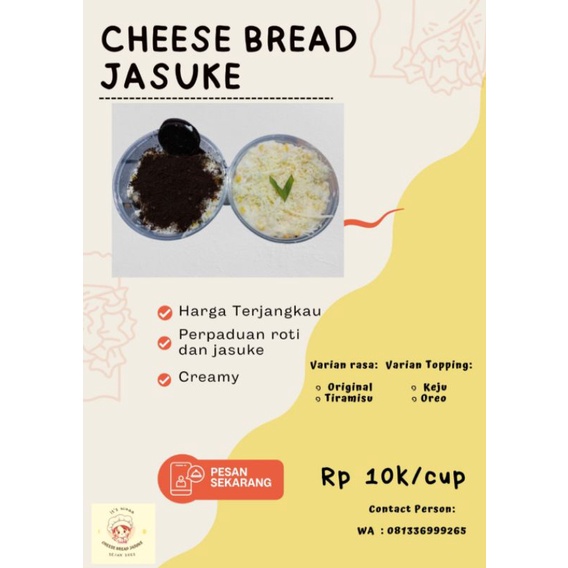 Cheese Bread Jasuke