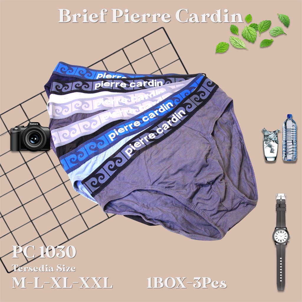 Pierre Cardin Celana Dalam Pria PC 1030 1 Box isi 3Pcs