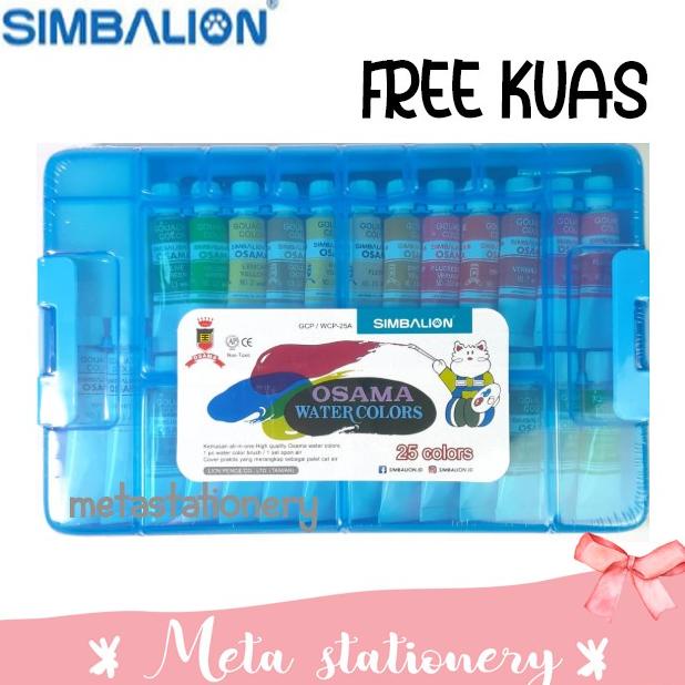 

TERLARIS CAT AIR SIMBALION WATERCOLOR SET 25 WARNA (WCP-25A) STOK TERBATAS