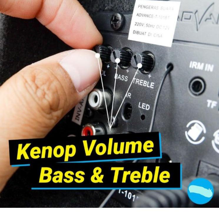 Model Terpopuler SPEAKER ADVANCE T101BT BLUETOOTH SPEAKER AKTIF KARAOKE SPEAKER MOBIL COD GRATIS ONG