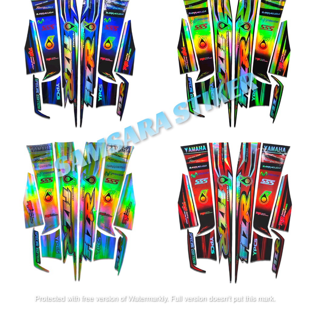 STICKER STRIPING LIS BODY MOTOR F1ZR FIZ R SPECIAL EDITION VARIASI HOLOGRAM
