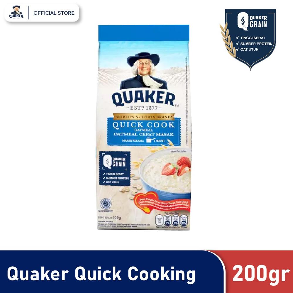

⇋ Quaker Quick Cooking Oatmeal 200 gr MR98