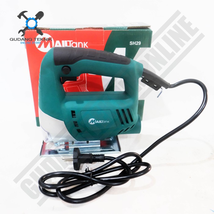 Mesin Jigsaw Pemotong Kayu SH29 MAILTANK / Mesin Gergaji Listrik Jig Saw SH 29 Mesin Pemotong Potong Kayu Triplek Mika SH-29 MAILTANK