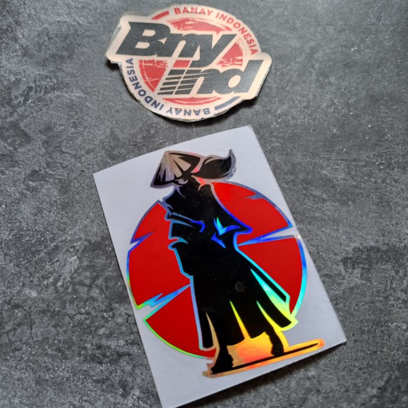 Sticker Samurai Jepang Stiker Ninja Samurai Cutting