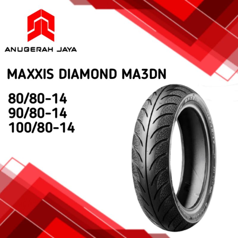 MAXXIS DIAMOND MA3DN 80/80-14, 90/80-14, 100/80-14 TUBELES
