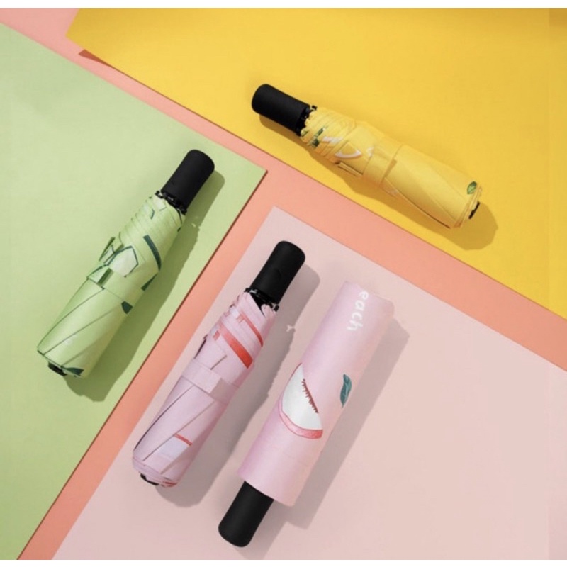 Payung Lipat Motif Buah - Payung Lipat Motif anti sinar UV - Payung Lipat