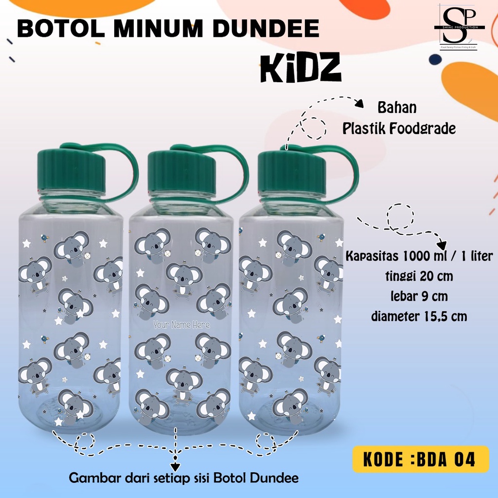 Botol Minum Anak 1 Liter Tumbler Botol Minum Anak BPA FREE