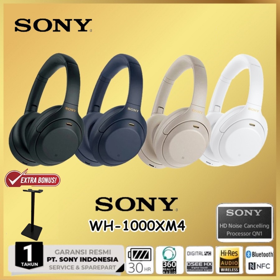 Sony WH-1000XM4 Wireless Headphone WH1000XM4 WH 1000XM4 WH1000 XM4 Headset