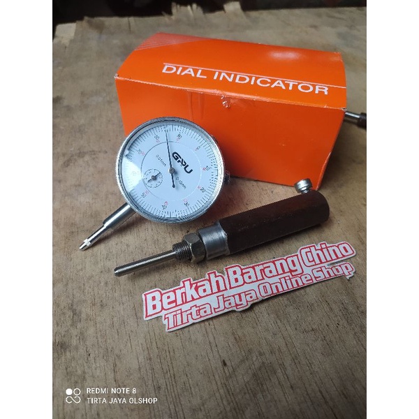 dudukan dial gauge via lewat lubang busi pnp semua bebek matic universal semua merk