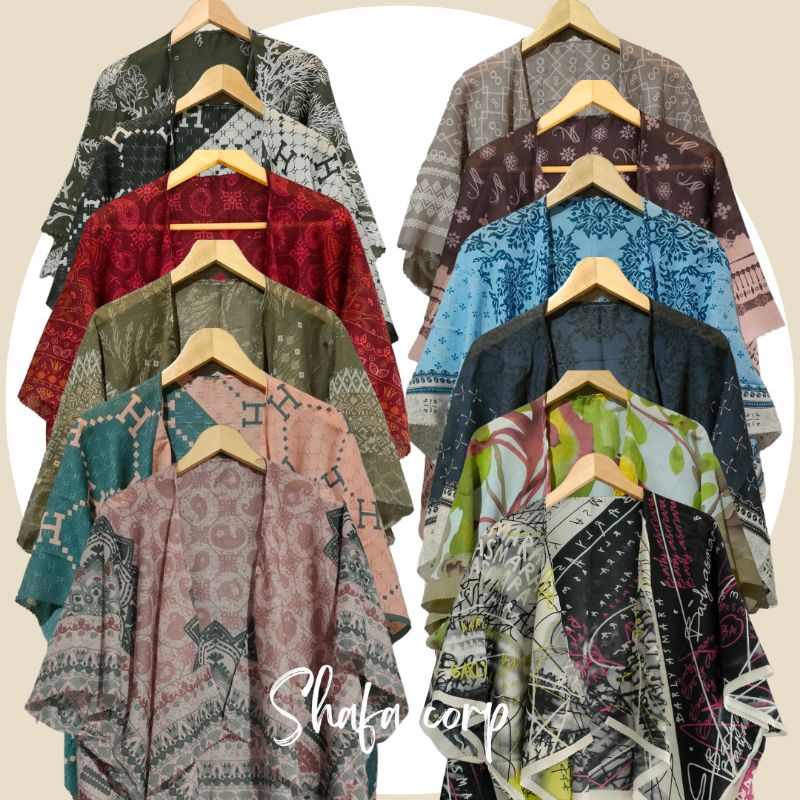 OUTER KIMONO BATWING SCARF PART II