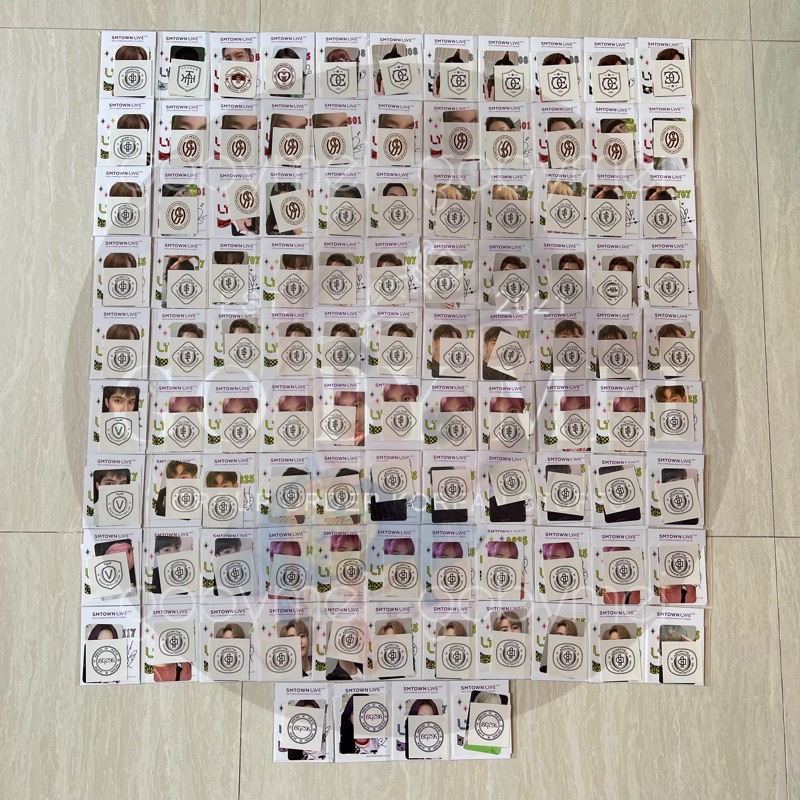 Ready Stock SMCU AR Tattoo Sticker PC Set MD Irene Seulgi Wendy Giselle