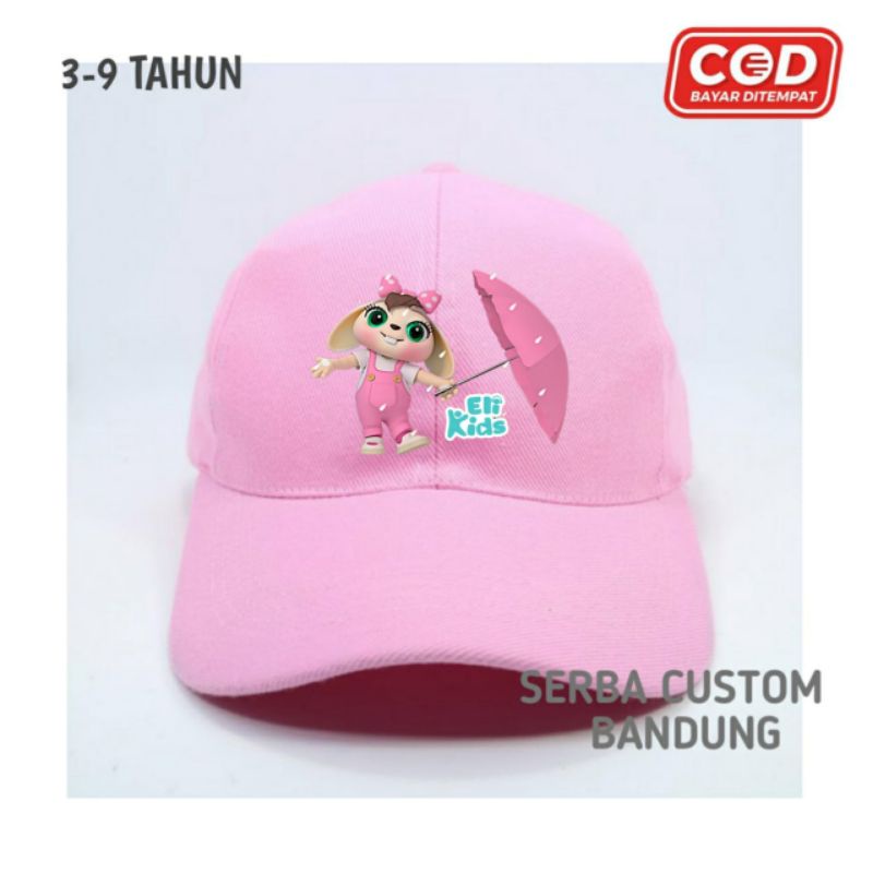topi anak BASBALL ELI KIDS YOUTUBER