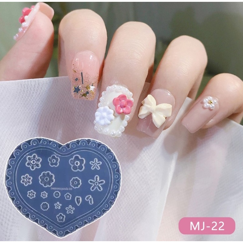 Siy 3D Silikon Nail Art Decor Kerajinan Cetakan Seni Membuat Resin Perhiasan Liontin Cetakan