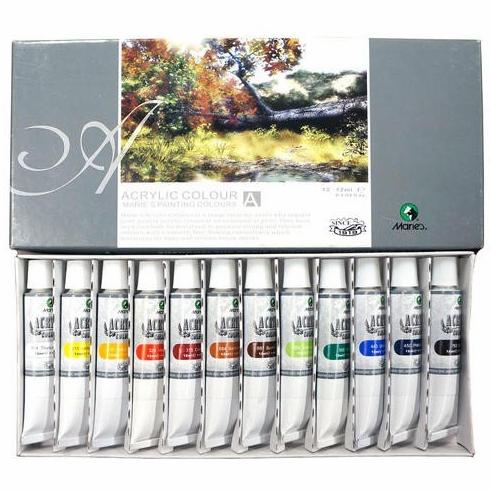 

MARIES ACRYLIC COLOUR 12 WARNA / CAT AKRILIK MARIES SET TERLARISS...,,,,,