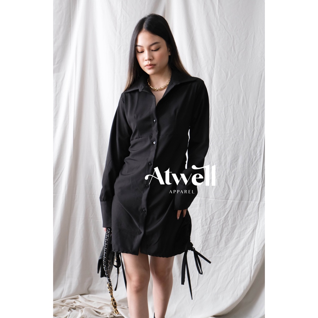Elton Side Drawstring Dress / Dress Serut
