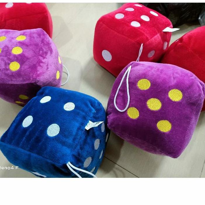 Ready Stock Boneka bantal dadu 20cmx 20cm